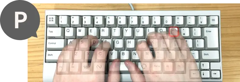 p