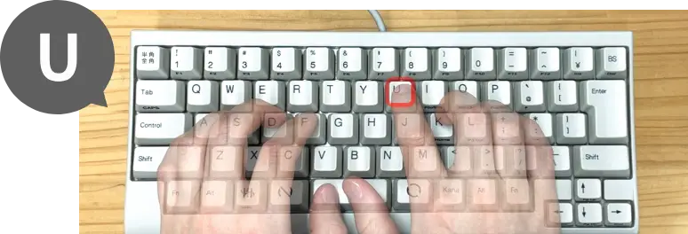 u